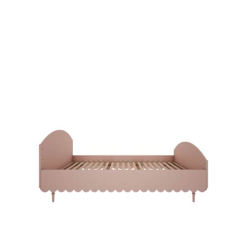 Łóżko retro różowe babushka 120x200 cm dla nastolatki