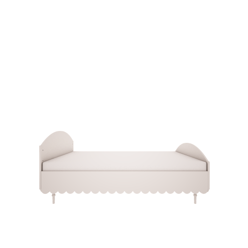 Łóżko retro białe babushka 120x200 cm dla nastolatki