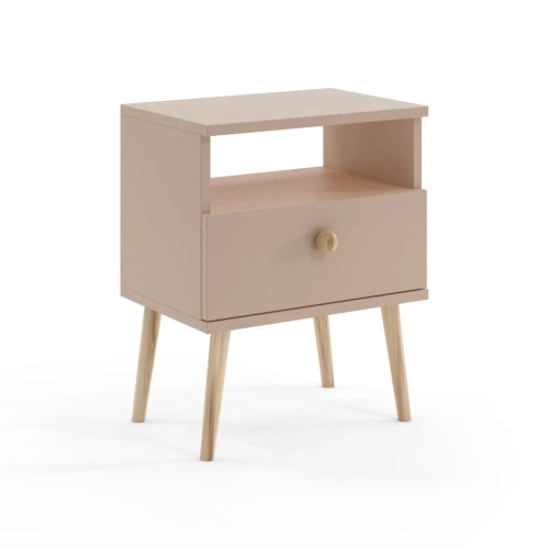 Szafka nocna Beige Harmony - beżowa