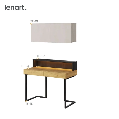 Biurko z zabudową do pokoju młodzieżowego Teen Flex 10