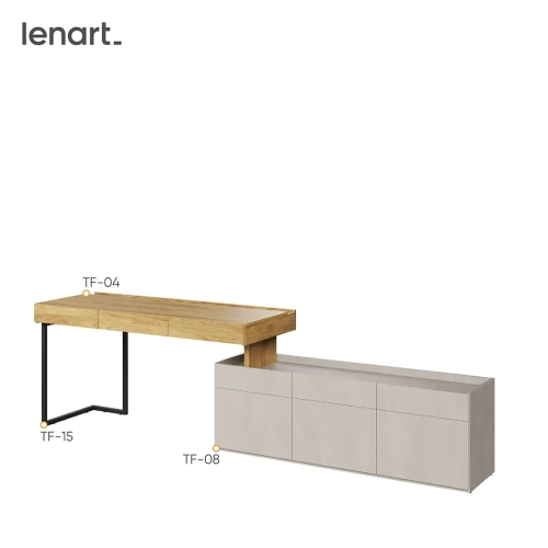 Biurko z zabudową do pokoju młodzieżowego Teen Flex 13