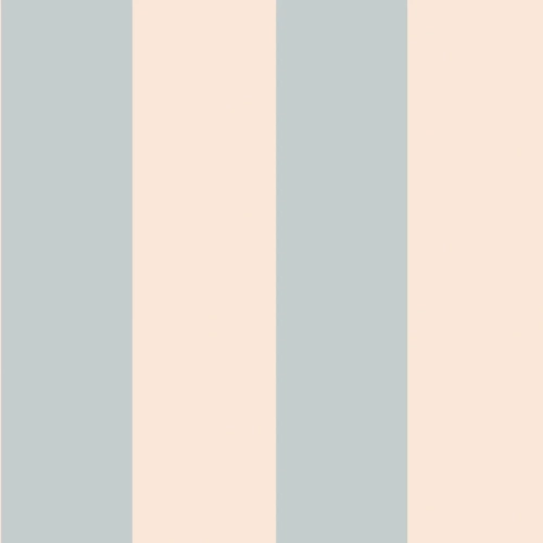 Tapeta w pasy błękitno-różowe Stripes Vintage Blue and Pink