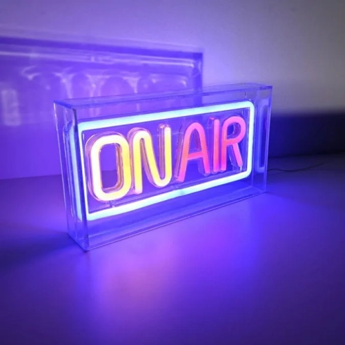 Lampa stojąca neon On Air