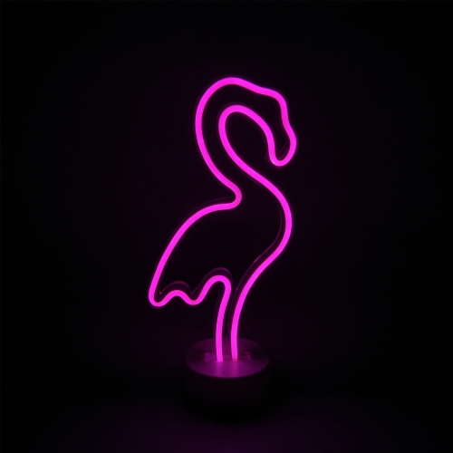 Lampka stołowa neon Flaming Pink