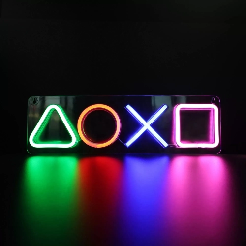 Lampka stołowa neon Gamepad Buttons