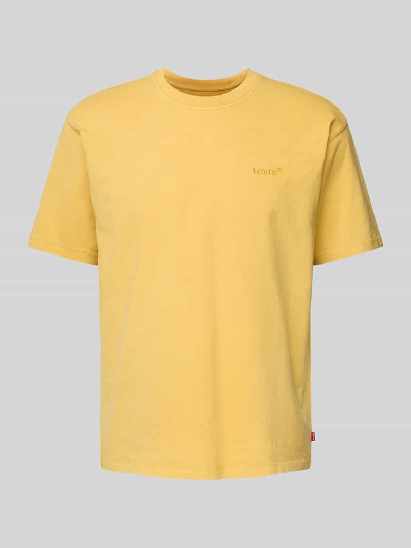 T-shirt z wyhaftowanym logo