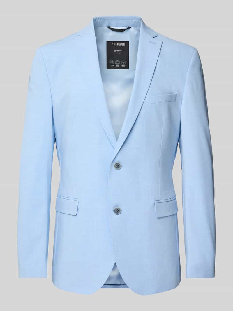 Marynarka o kroju slim fit z dodatkiem wiskozy