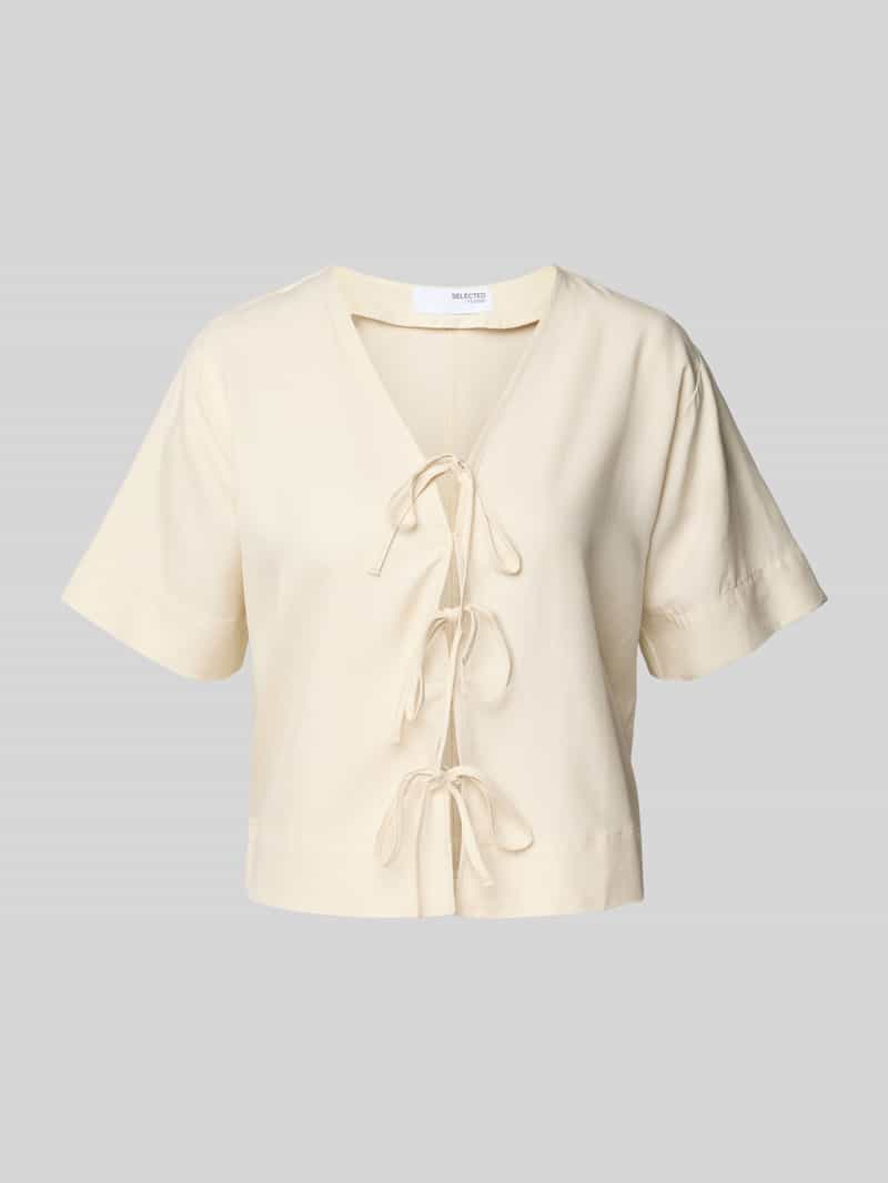 Bluzka z wiązaniem model ‘NATUK’