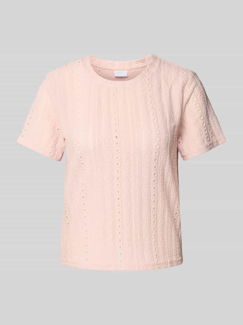 T-shirt z haftem angielskim