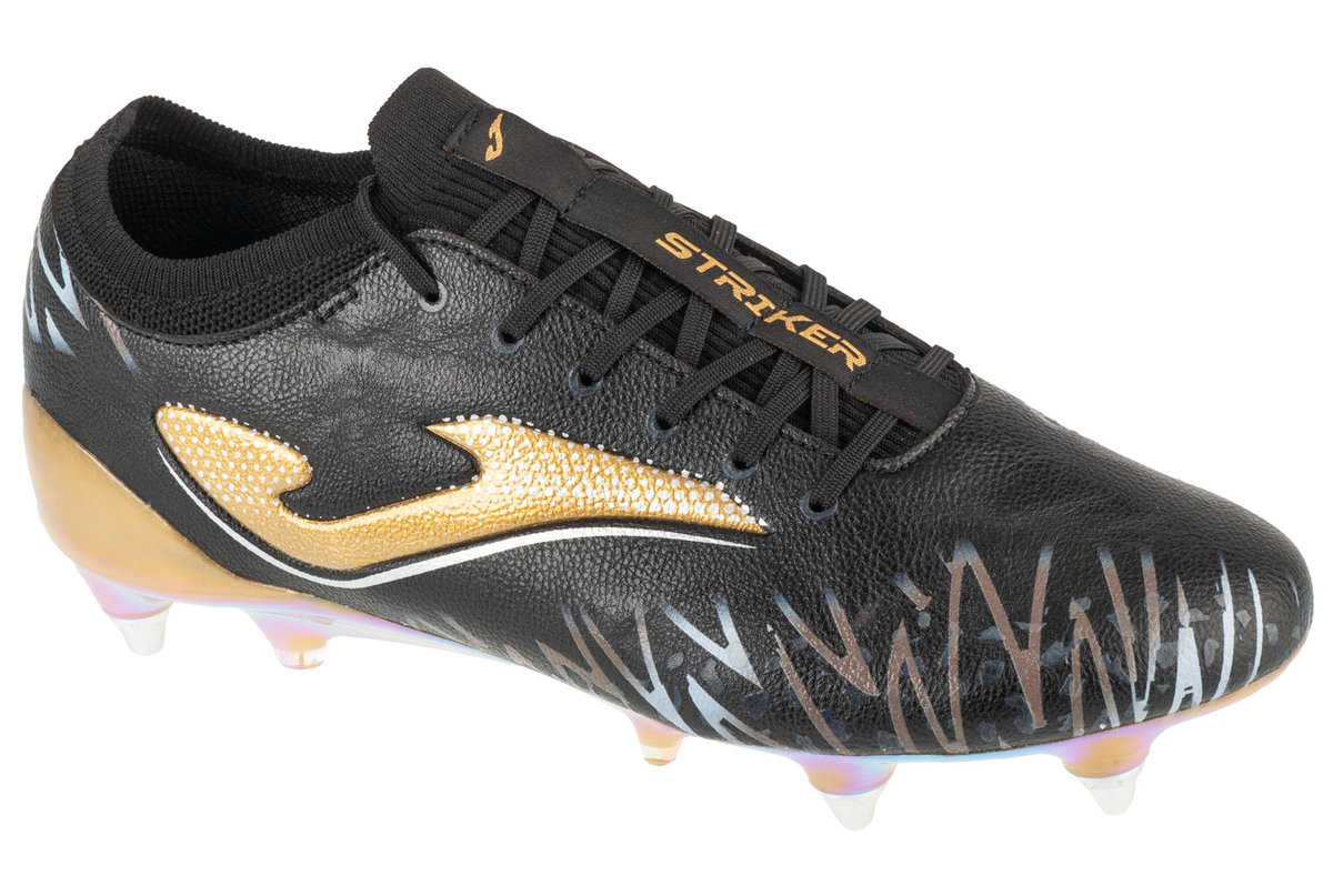 Joma Striker 2501 SG STRIKS2501SG, Męskie, buty piłkarskie - korki, Czarne