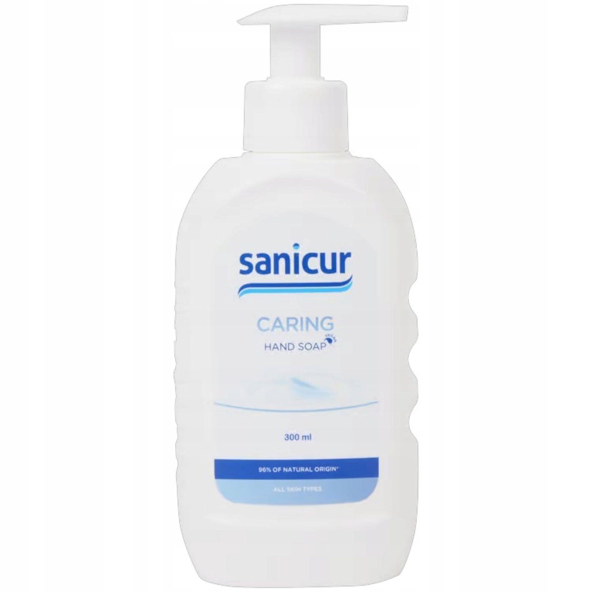 Mydło do rąk dozownik z pompką Sanicur Caring naturalne składniki 300ml