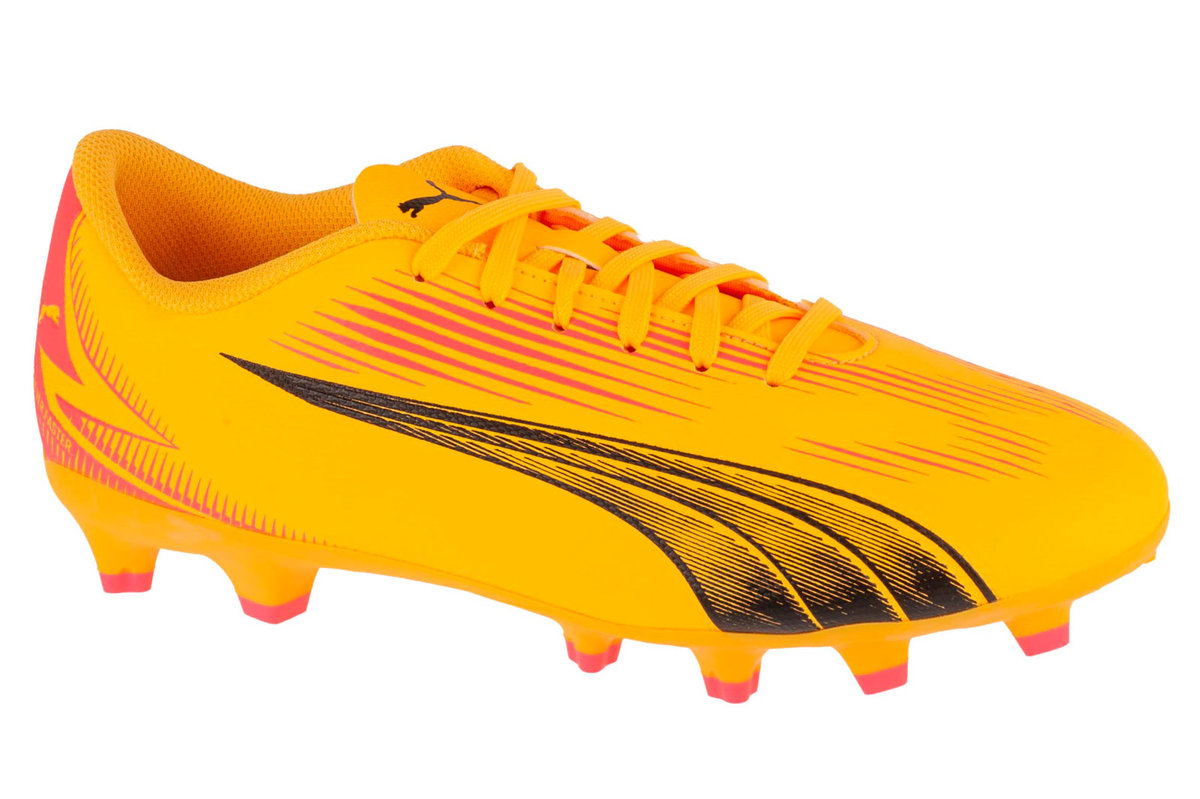 Puma Ultra Play FG/AG Jr 107775-03, dla chłopca, buty piłkarskie - korki, Żółty