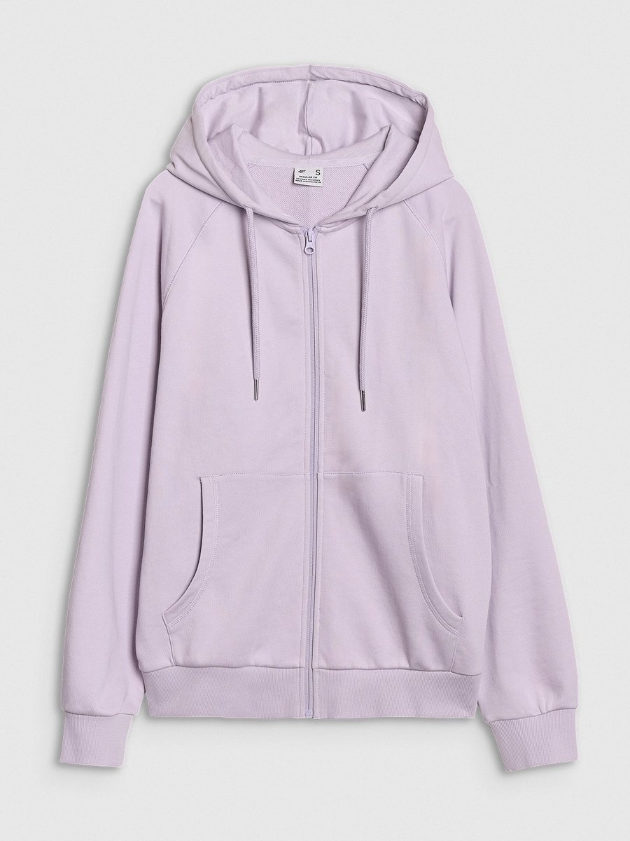 4F SWEATSHIRT - BLUZA DAMSKA F1541 JASNY FIOLET XL