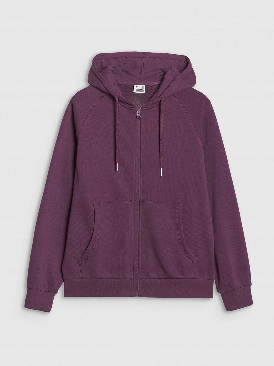 4F SWEATSHIRT - BLUZA DAMSKA F1541 FIOLET 2XL