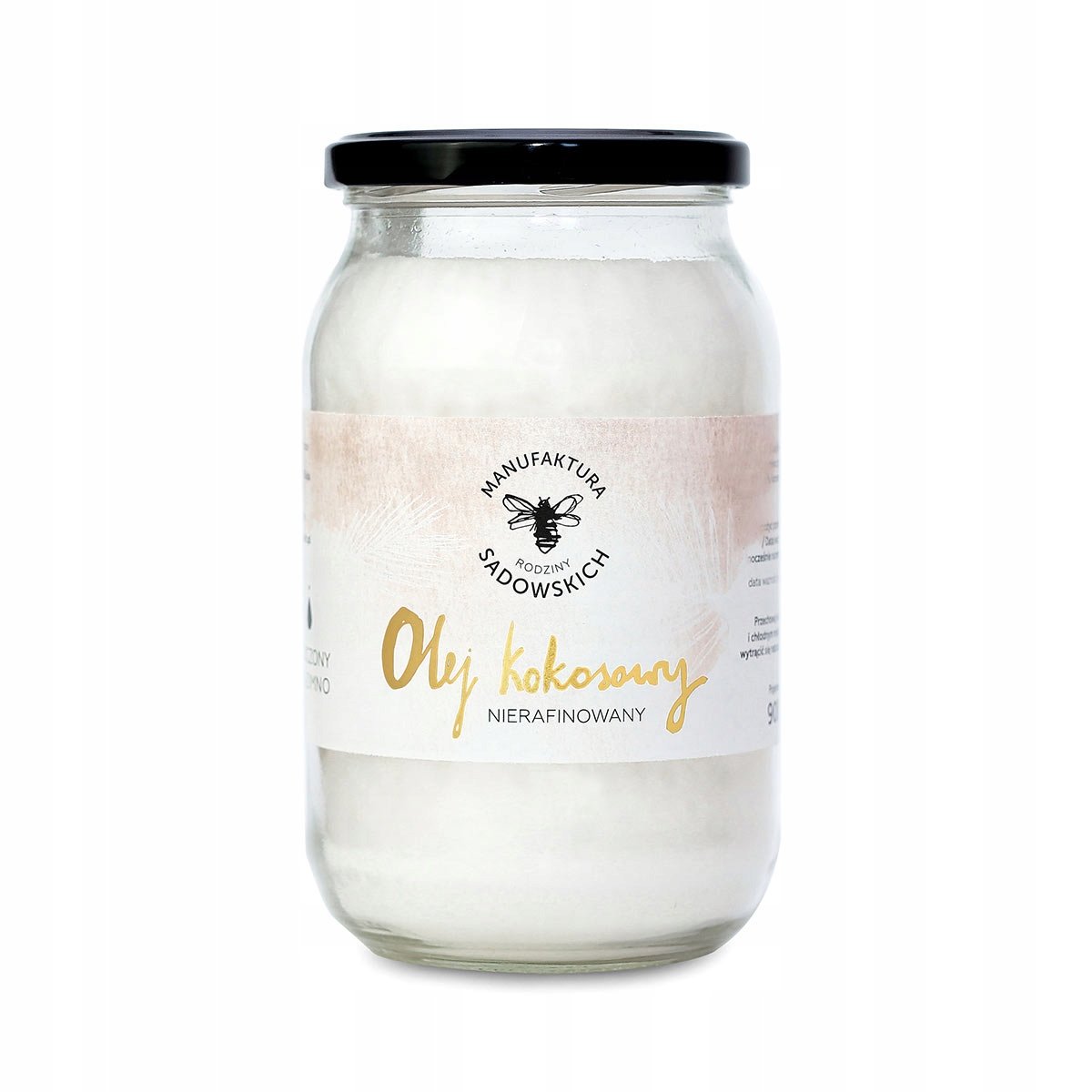OLEJ KOKOSOWY nierafinowany 900 ml Manufaktura