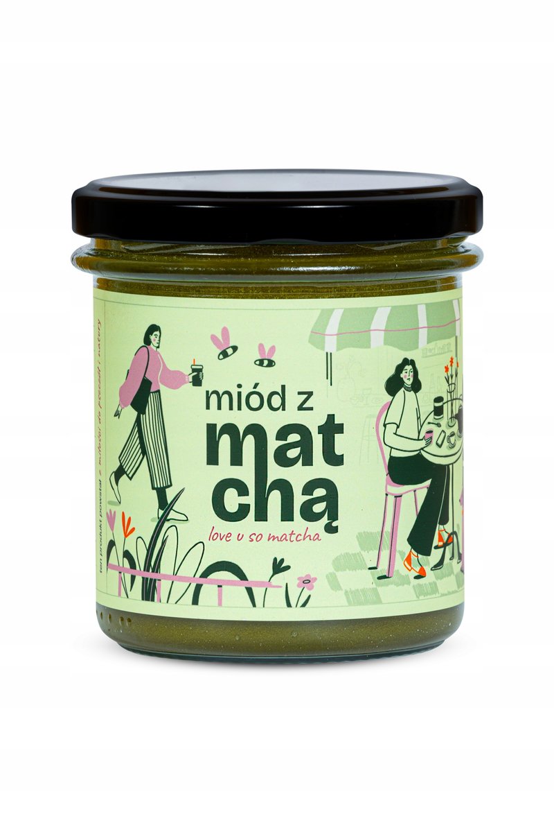 Miód z matchą 430 g