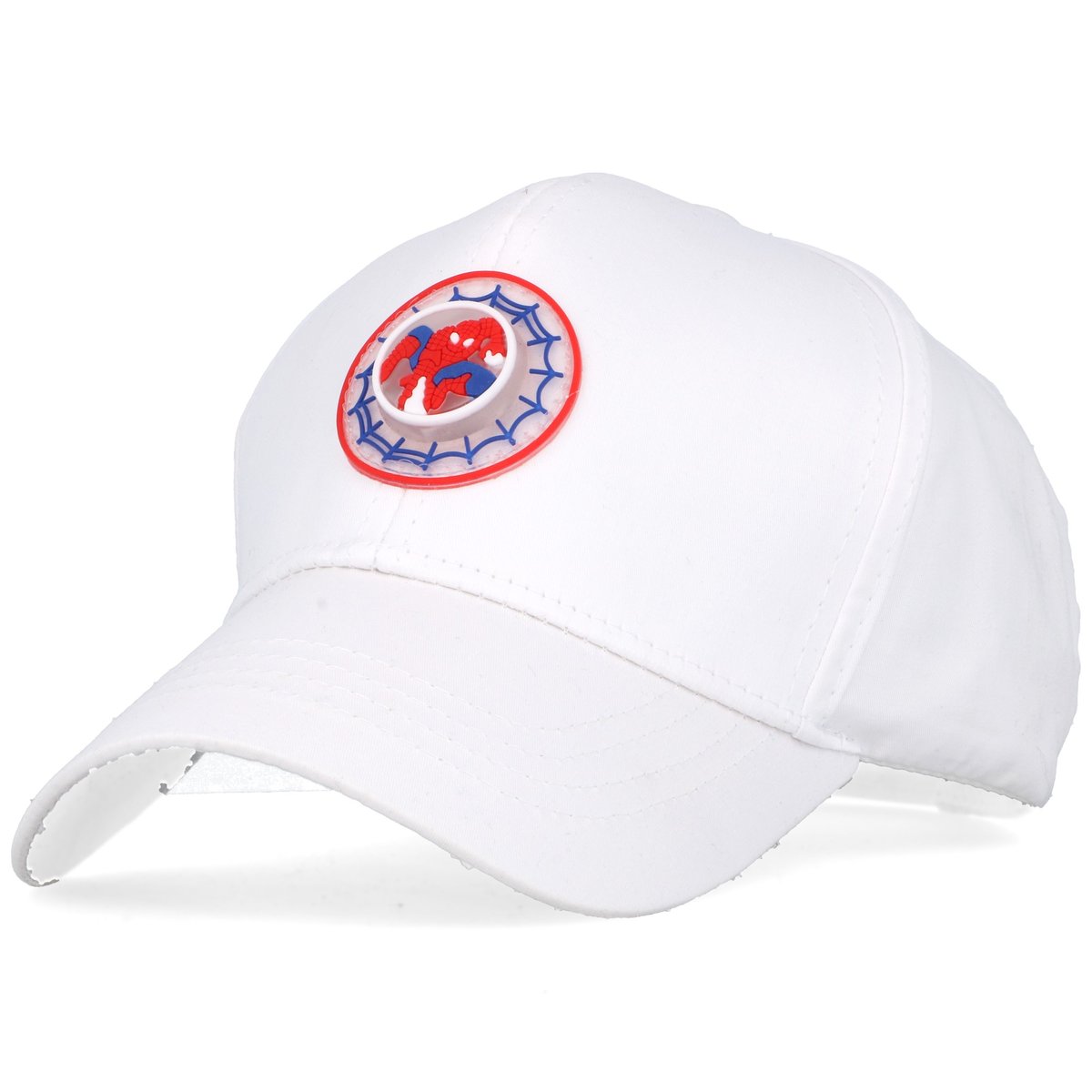 Czapka z daszkiem dla chłopca dzieci SpiderKids White