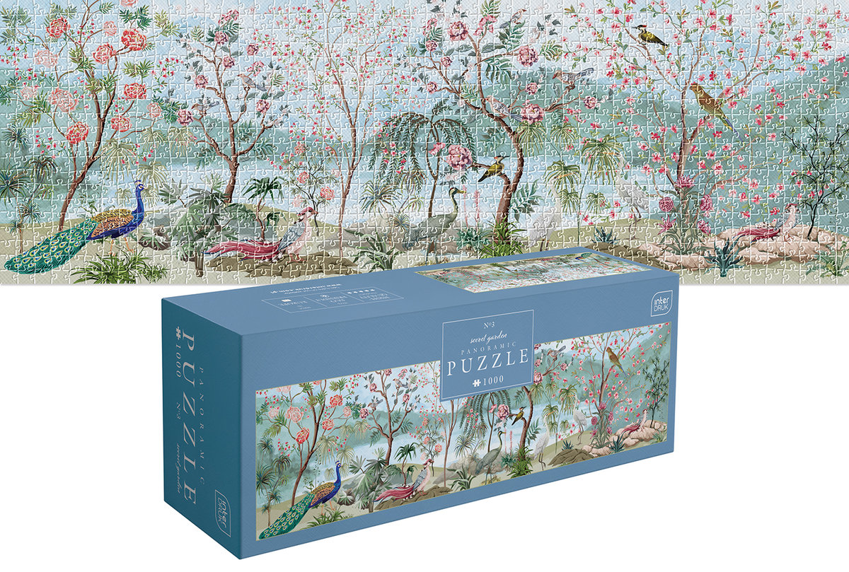Puzzle panoramiczne 1000 Secret Garden 3