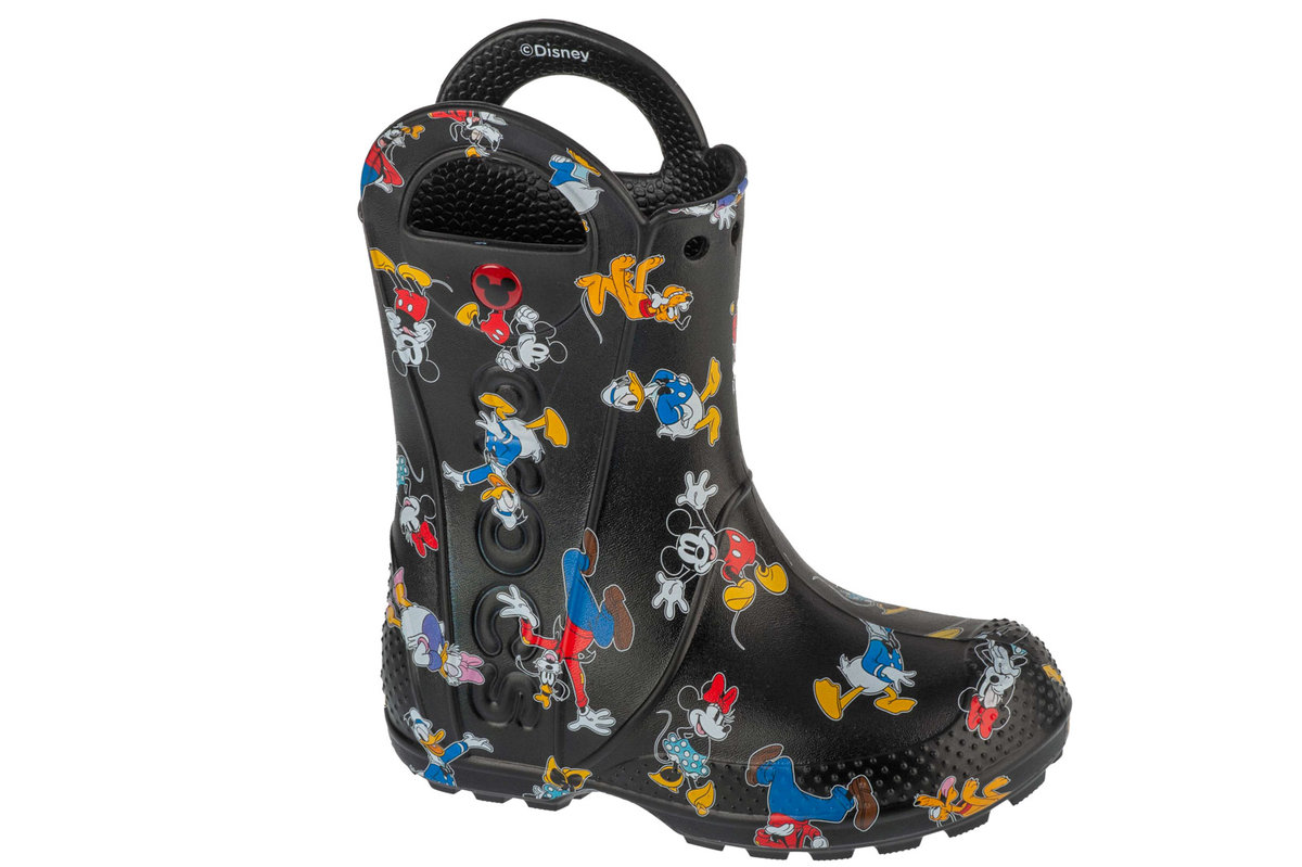 Crocs Mickey Friends Handle It Boot Kids 210889-90H, dla dziewczynki, kalosze, Wielokolorowy