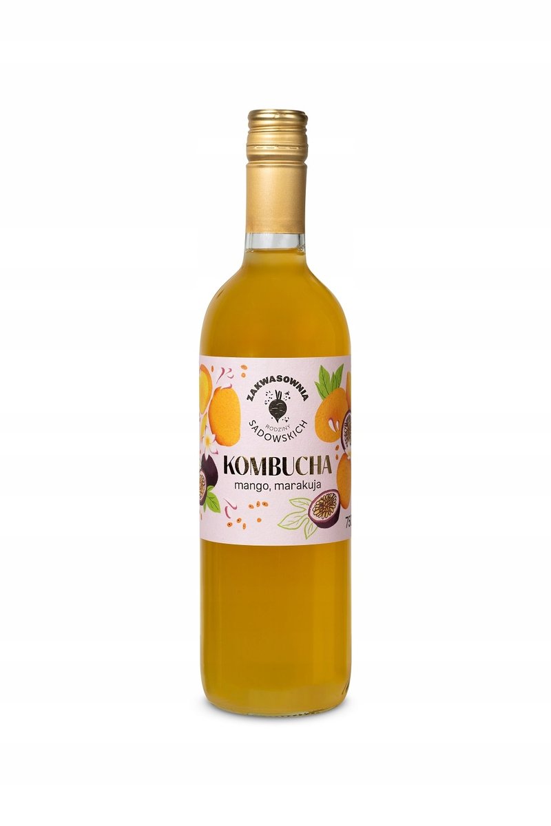 Kombucha mango i marakuja 750 ml