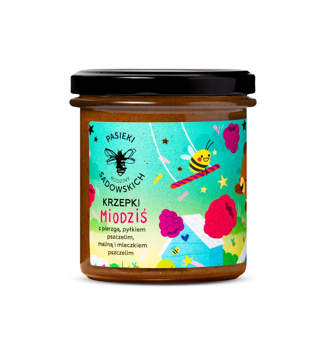 Krzepki MIODZIŚ 410g Pasieki Rodziny Sadowskich