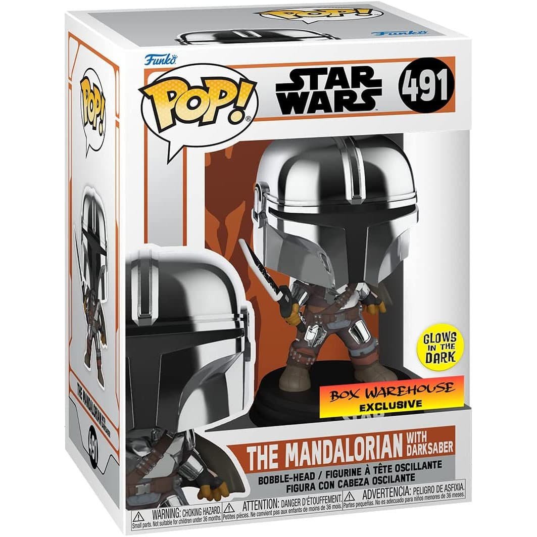 Funko POP: The Mandalarion (Darksaber)(Glow)(Exc)