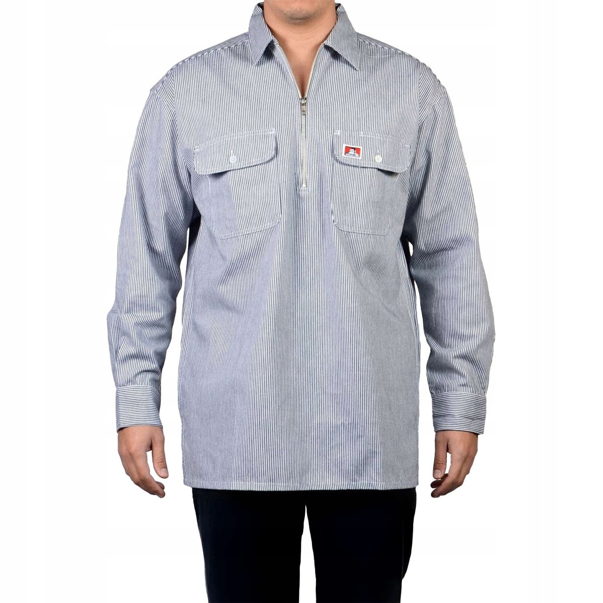 Koszula Ben Davis Stripe 1/2 ZIP