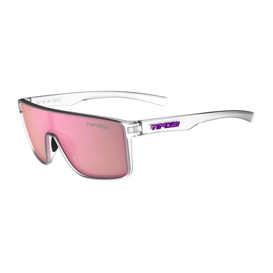 Okulary kibica Sanctum Satin Clear (różowe z lustrzanym wykończeniem)