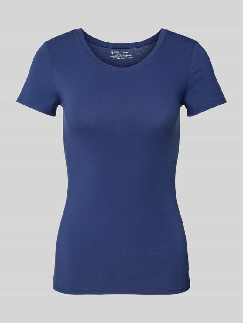 Góra od piżamy z wyhaftowanym logo