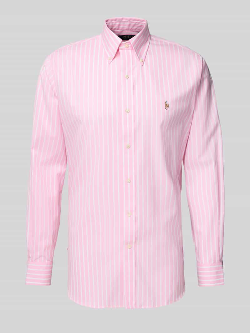 Koszula biznesowa o kroju custom fit z kołnierzykiem typu button down