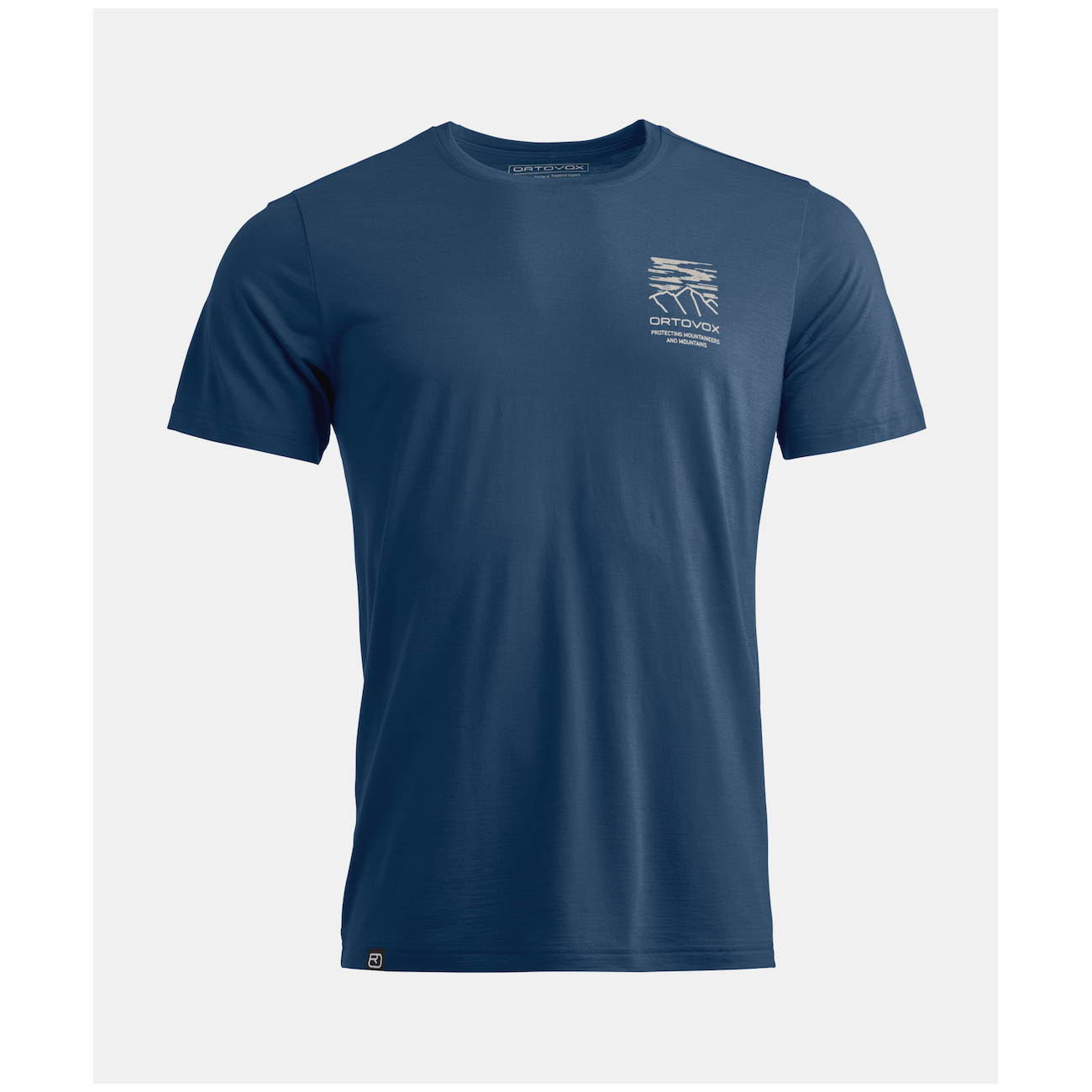 Męska koszulka Ortovox 150 Cool Mtn Mission Ts M Rozmiar: M / Kolor: ciemnoniebieski