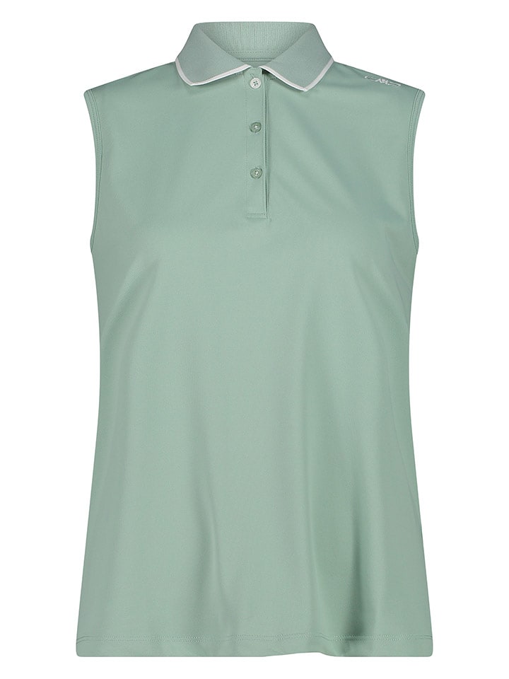 CMP Funkcyjny top polo w kolorze zielonym