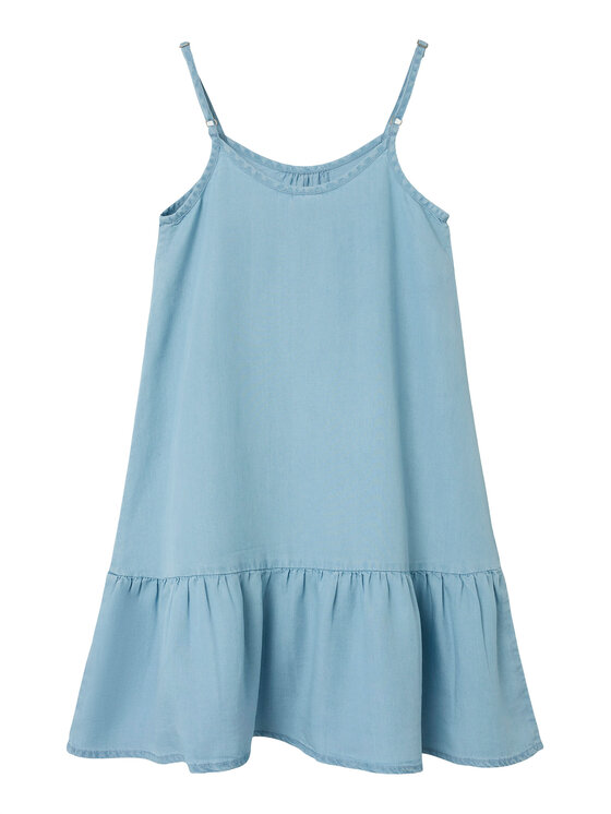 NAME IT Sukienka letnia Malia 13240271 Niebieski Loose Fit