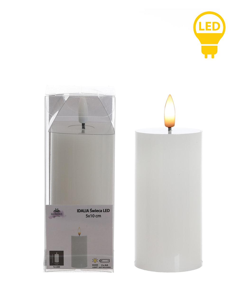 IDALIA Świeca LED 5xh13cm