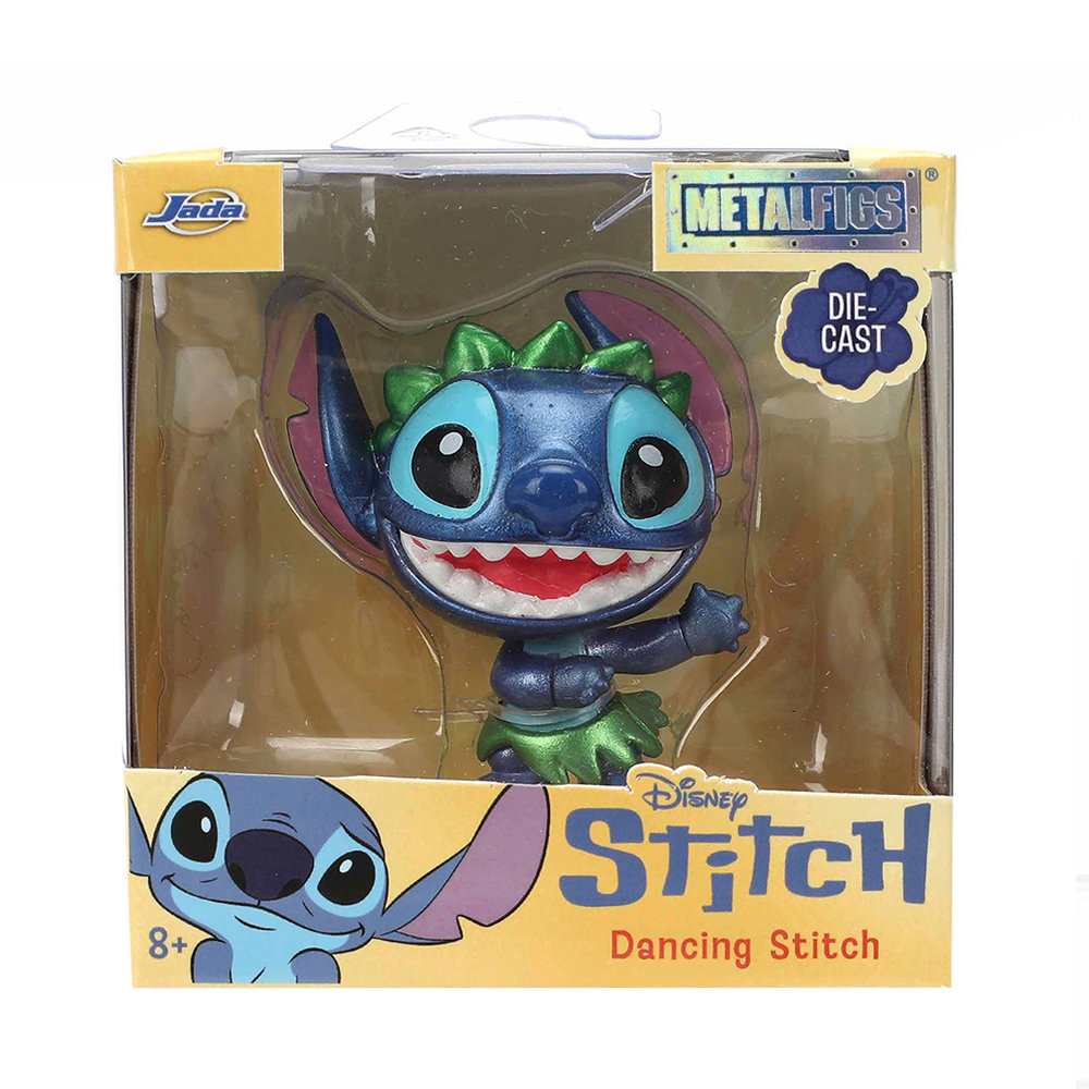 JADA Stitch Figurka metalowa 6,5 cm, Stitch Tańczący Hula