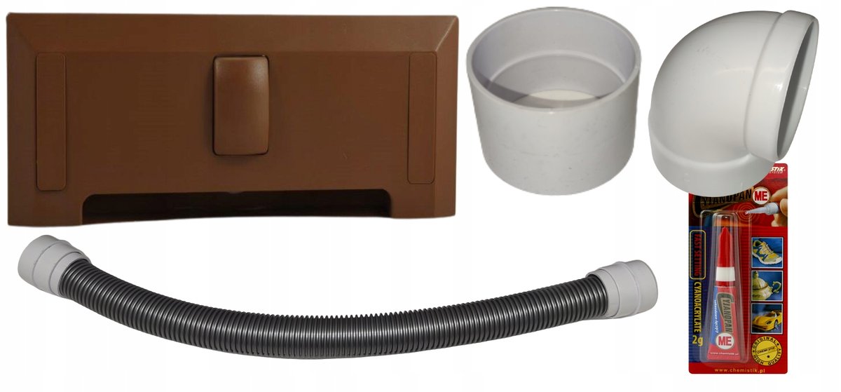 Szufelka autom LeoVac WYSOKA CIEMNY BRĄZ PRZYŁĄCZE