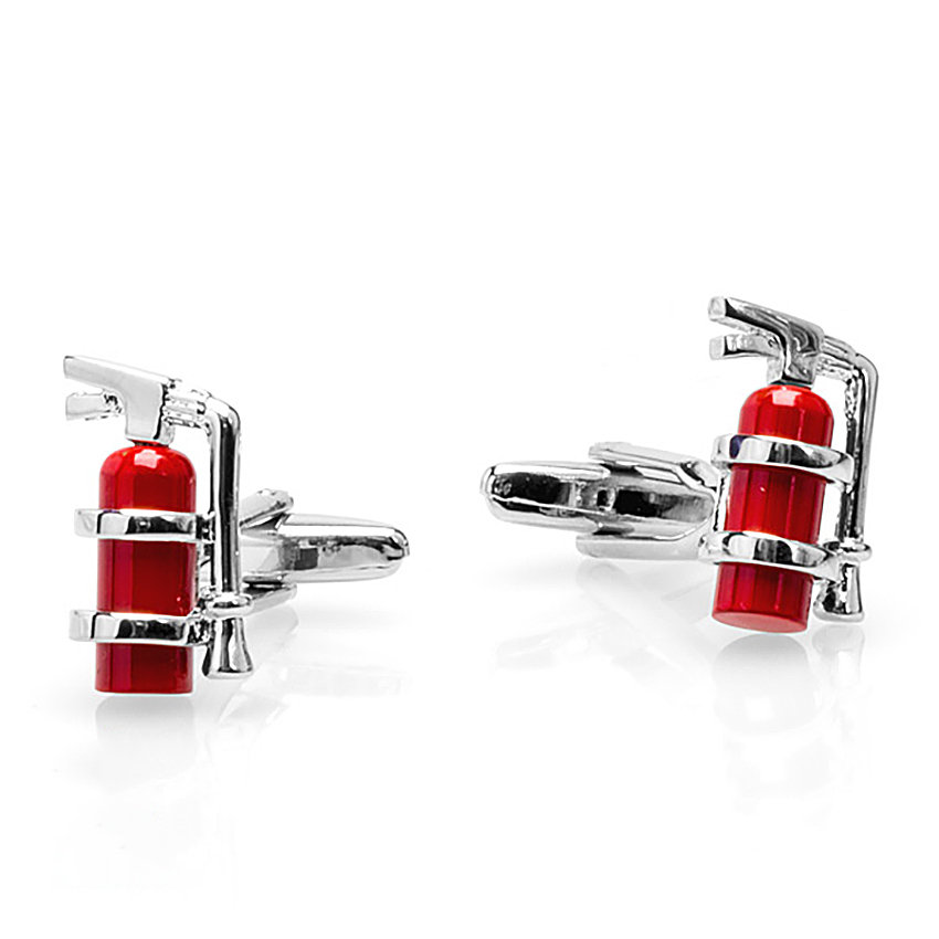 Spinki do mankietów dla Strażaka - Czerwona Gaśnica X2 PSN135