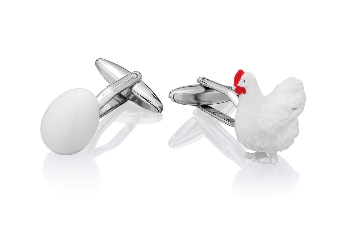 Spinki do mankietów Jajo i Kura SD-1422