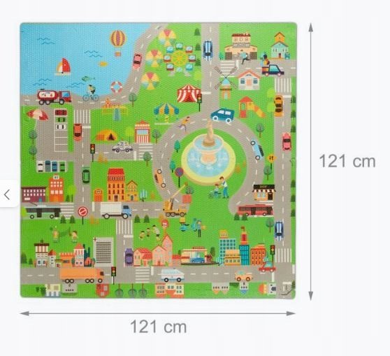 Puzzle piankowe miasto relaxdays