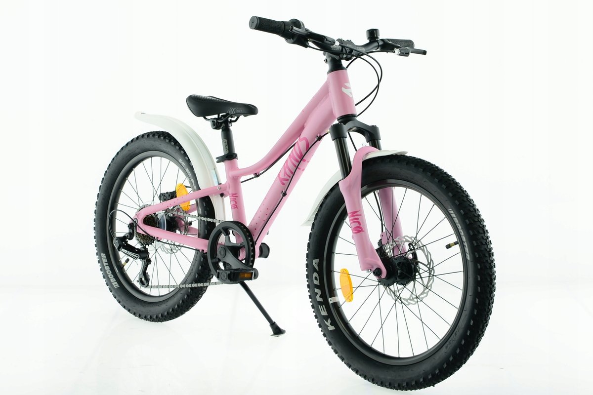 Rower dziecięcy 20″ Kands Nico amortyzowany różowy ALU 2024