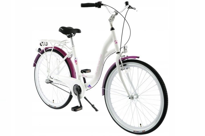 Rower 26' Kands Escape biało-róż ALU 3-b R15