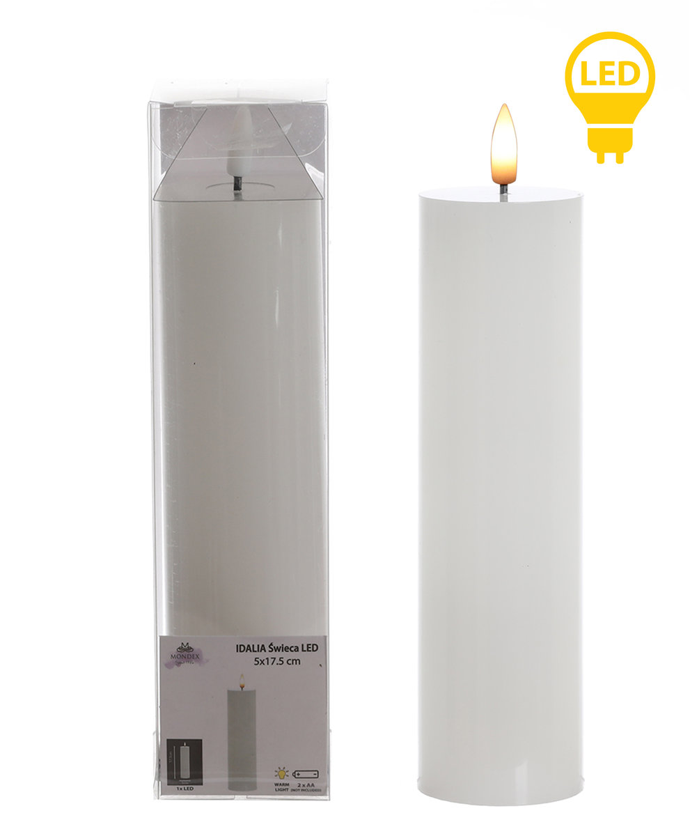 IDALIA Świeca LED 5xh21cm