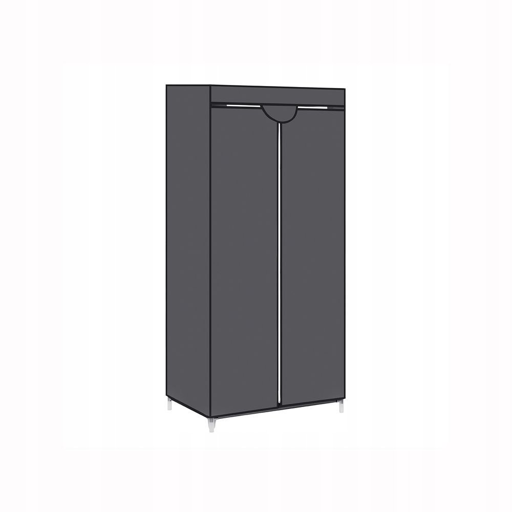 Szafa Songmics 75 x 170 x 45 cm szary