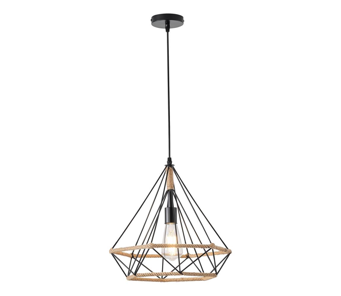 Żyrandol na lince 1xE27/15W/230V beżowy