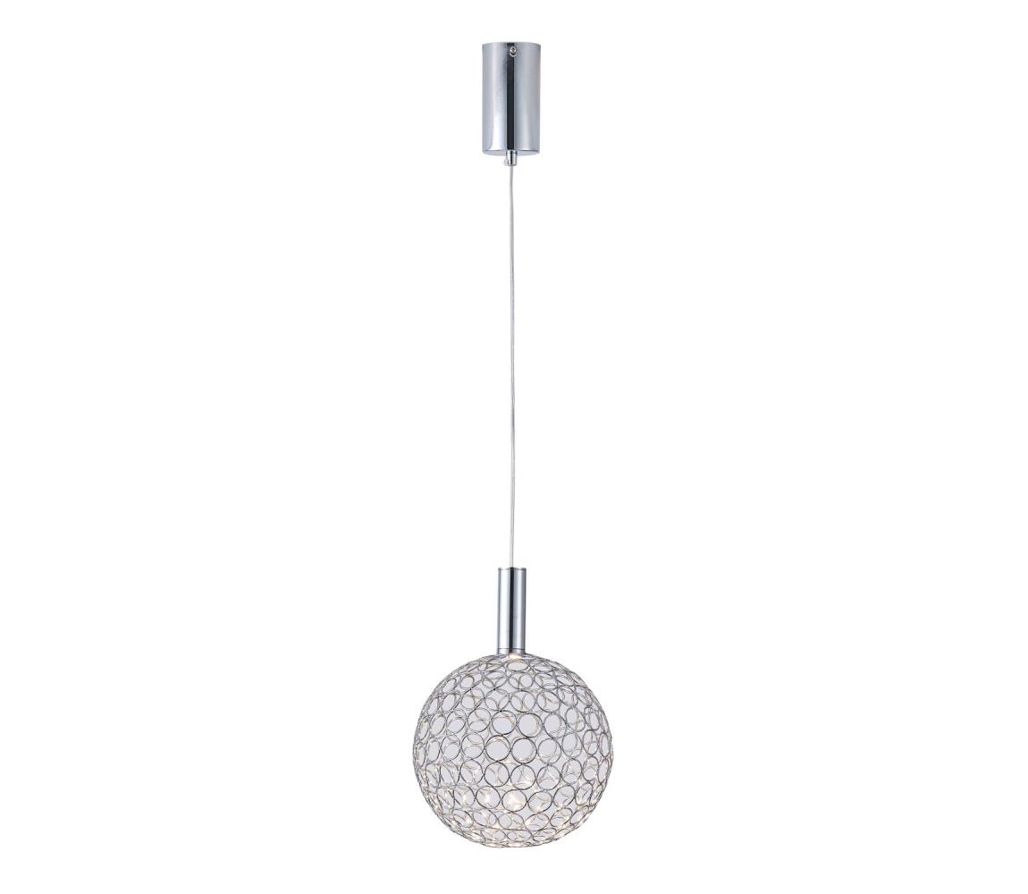LED Żyrandol na lince LED/6,3W/230V 3000K złoty śr. 20 cm