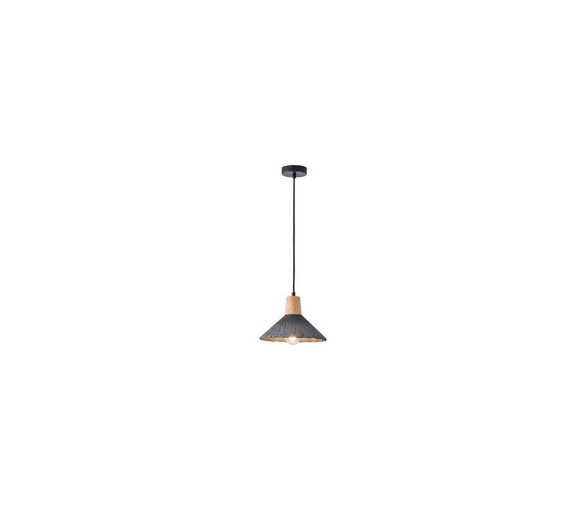 Żyrandol na lince 1xE27/15W/230V szary