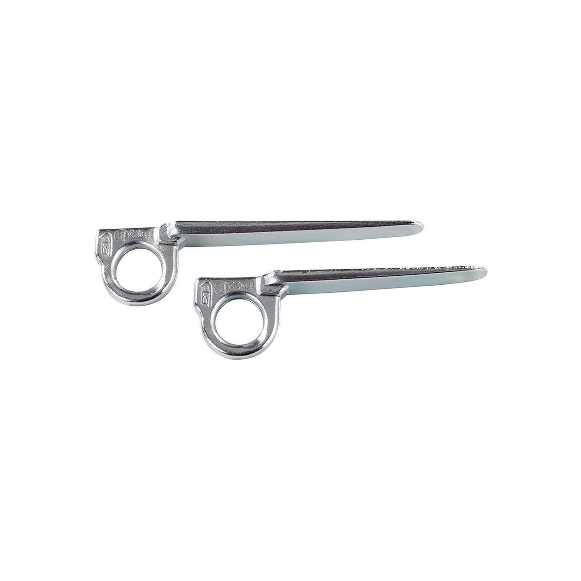 Climbing Technology Eye Round Felshaken Silber Silber / Schwarz 14 Cm (3A254140T5C5STD)
