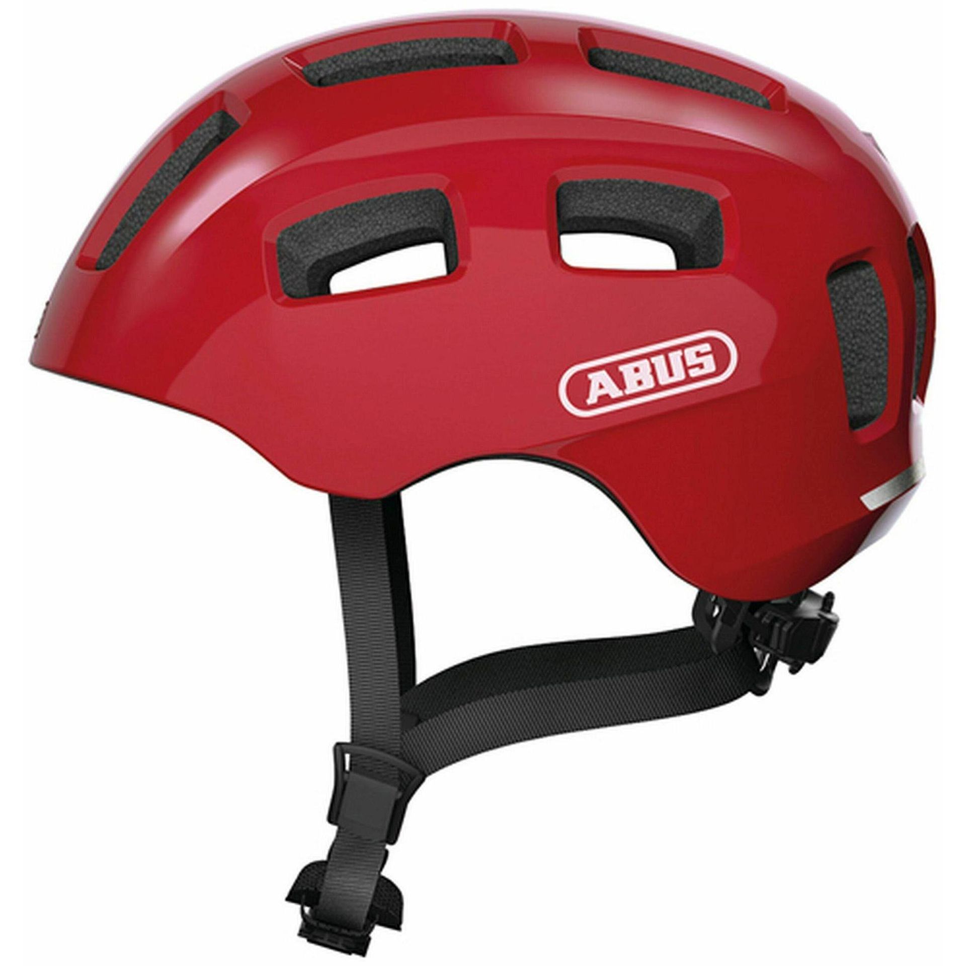 Abus Youn-I 2.0 Helmet Youth, czerwony M | 52-57cm 2022 Kaski rowerowe
