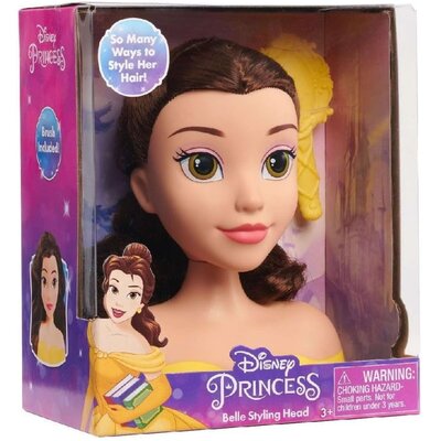 Lalka JUST PLAY Disney Princess Głowa do stylizacji Bella Piękna i Bestia 87571