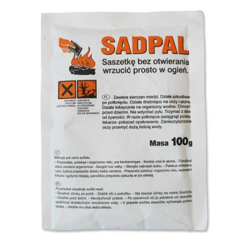 SADPAL KATALIZATOR DO SPALANIA SADZY 100G SASZETKA